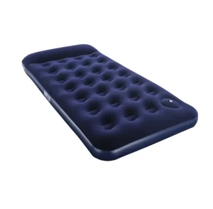 67224 Inflatable Twin Size Bed Durable Compress Air Mattress Inflatable Bed with Built in Foot Pump Home Furniture EN71