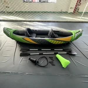 68307 K2 Kayak 2 Person Outdoor Professional Inflatable Folding Kayak with Paddle for Fishing and Sport Gaming
