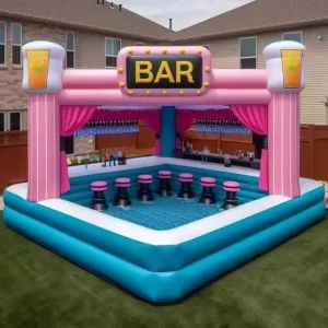 Bar Gonfiabile da Esterno 6M 18ft in PVC per Pub in Giardino Bar Gonfiabile per Feste ed Eventi