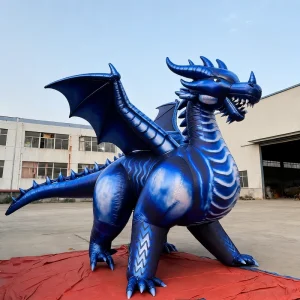 6 m Aufblasbarer fliegender Cartoon Drache Aufblasbare Produkte für Eventdekoration mit individuellem Werbedesign