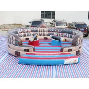 Arena Inflável Antiga para Jousting de Gladiadores de 6m de Diâmetro para Crianças e Adultos com Impressão Digital Completa