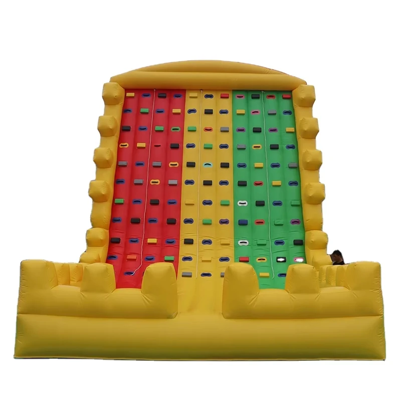 Parete di Arrampicata Gonfiabile 6x5m, Gioco Sportivo Commerciale di Arrampicata per Bambini e Adulti
