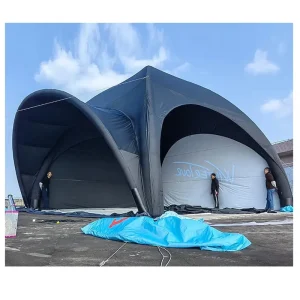 Tente de stand gonflable personnalisée 6x6M pour événements promotionnels