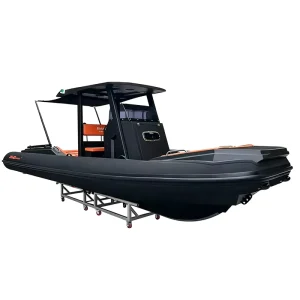 7.5m RIB Boat Aluminum Hull 25 Foot Rigid Inflatable Boat Suitable for Family Weekend Getaways