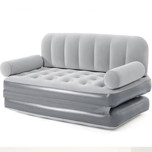 75079 3 in 1 Couch Built in AC Pump Inflatable Living Room Air Sofa Bed Furniture