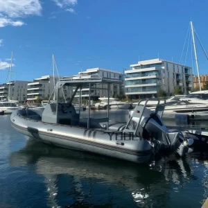 760 Aluminum Alloy Offshore Marine Research Tourism Water Transport Semi Rigid Inflatable RIB Boat Fishing Cruising