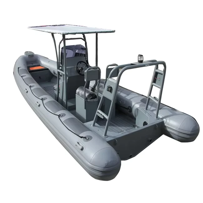 Barca da pesca in alluminio RIB Hypalon PVC da 7 metri in vendita