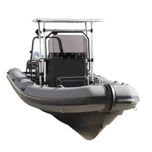 7m Aluminum Rib Yacht RIB700 Luxury Fishing Boat Rigid Inflatable Rib Yacht 1.2T Polyvinyl Chloride Customizable