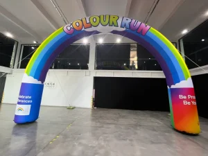 8*5.8m Inflatable Advertising Arch Oxford Durable Inflatable Entrance Gate Waterproof Inflatable Arch for Event Marathon Race
