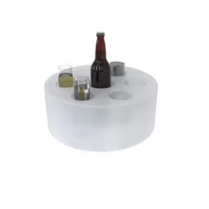 8ホールインフレータブル浮遊飲料ホルダー カップトレイ SPA用ホットタブ飲料ホルダー