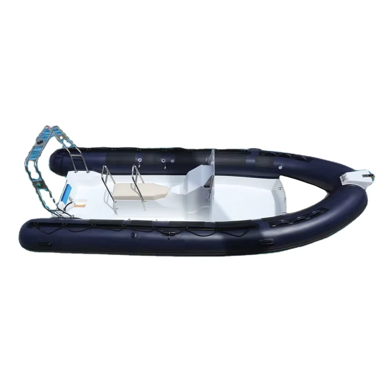 8-Personen Aluminium Elektrische Sportyacht Aufblasbares Faltboot Doppelrumpf PVC 1,2 mm Dicke