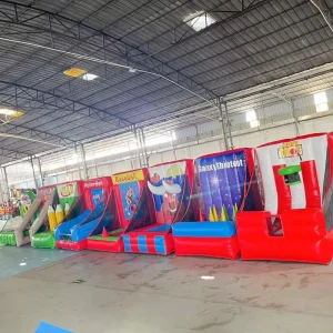 Giochi da Carnevale Gonfiabili 8 in 1 Progettati di Nuovo per Bambini in PVC