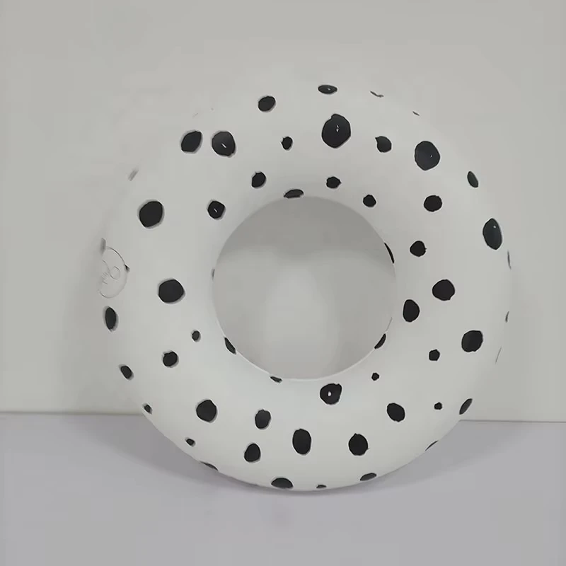 Vòng bơi trẻ em bơm hơi in chấm 80 cm