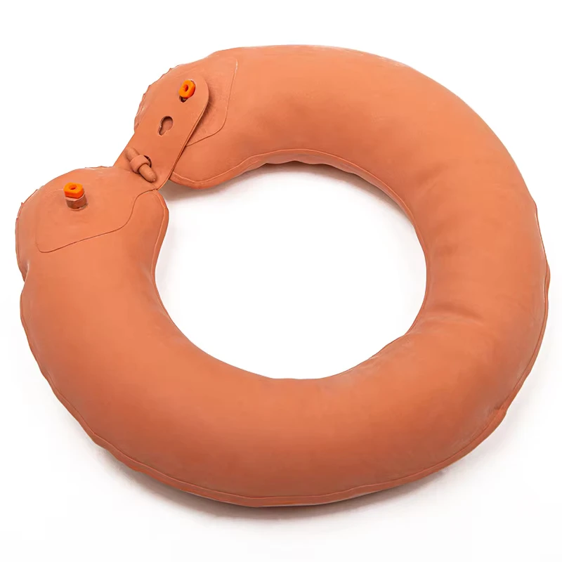 Anillo salvavidas inflable tipo 87, flotador de natación, doble bolsa de aire, entrenamiento en mar y lago