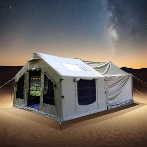 8+8 luxe kampeer waterdichte opblaasbare huis lucht tent gemaakt van Oxford-stof