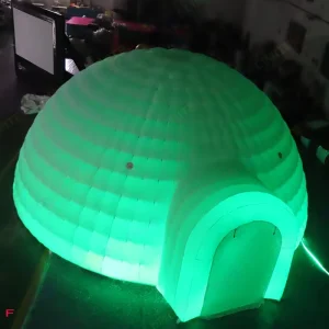 8M 26ft Giant Inflatable Dome Tent with LED Lighting Outdoor Inflatable Party Igloo Tent for Events and Promotions