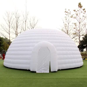 8mDia Inflatable Dome Giant Inflatable Igloo Dome Camping Tent for Outdoor With Custom Logo