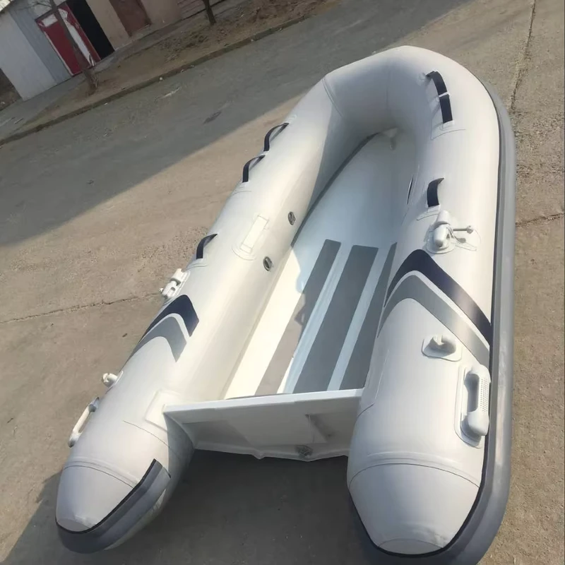 9' 2.7m e 10' 300cm Barco Inflável RIB com Casco em Alumínio V RIB 270 300 com CE