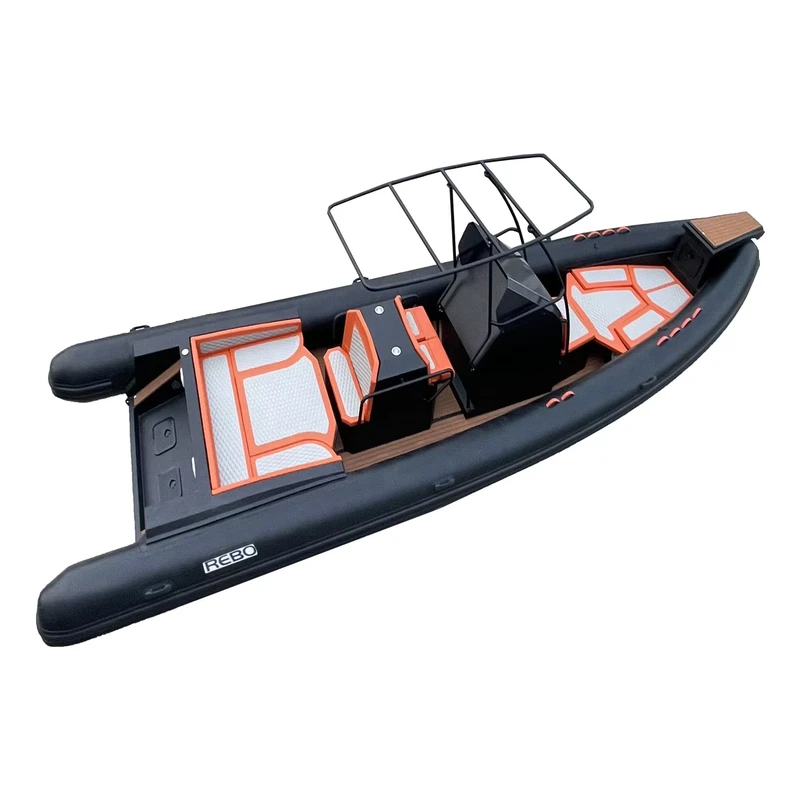 Barco rígido inflable de aluminio de alto rendimiento de 9,6 m Rhib960, barco inflable de doble casco Orca Hypalon SP PVC de 33,5 pies en venta