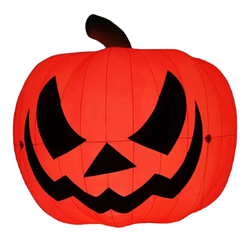 95cm PVCビッグフェスティバル屋外用クリスマスハロウィンLEDライトインフレータブルパンプキンシルクスクリーン印刷