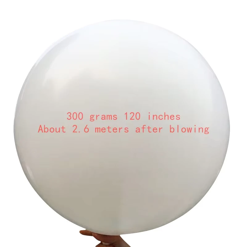 96inches 120inches Thickened Stand Weather Balloon 200g 300g Latex Inflated Video Mapping Balloons Accessories