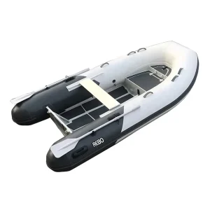Barco semirrígido de aluminio Rhib 300 390 de 9 pies y 13 pies, dinghy inflable de Hypalon PVC