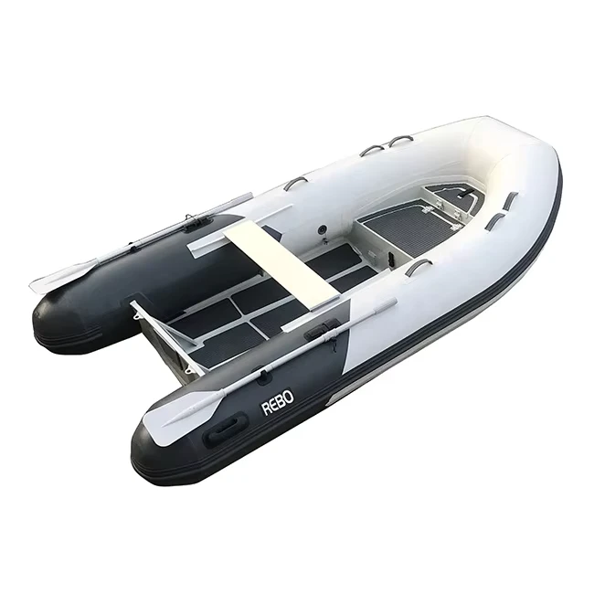 9ft 13ft Rhib 300 390 Halbstarre Aluminium Rib Boot Orca Hypalon PVC Aufblasbares Schlauchboot