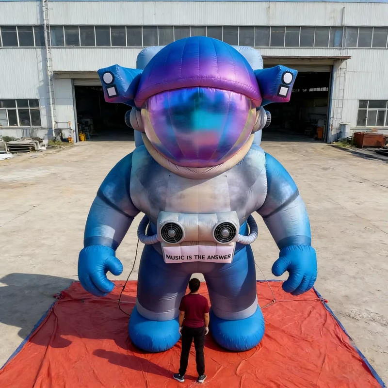 Astronauta Gigante Inflable Personalizado de 9m con Diseño Personalizado