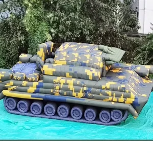 A 09 Avion de chasse gonflable en PVC écologique, sur mesure, usage commercial, capacité de 10 personnes