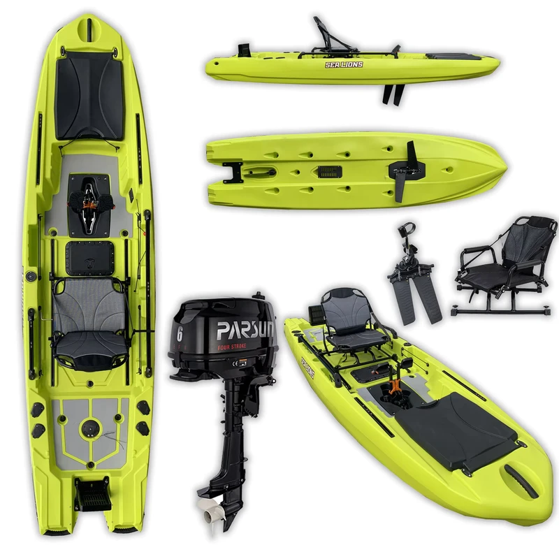 A Itoo Price 12ft Sit On Top Motorised Fishing Kayak Pedal Drive And Motor