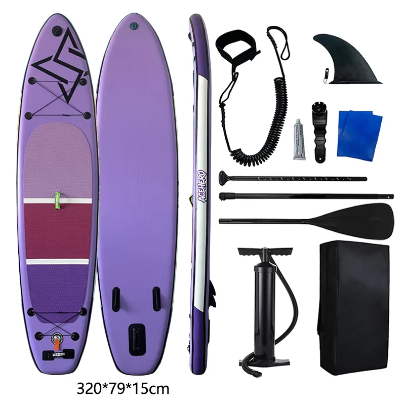 ACEHERO New9 Milieu-vriendelijk 3 Fin Opblaasbare Stand Up Paddle Boards Drop Stitch Materiaal Surf & Vissersboard