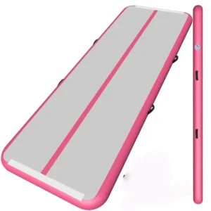 APEX Inflatable PVC Air Track Mat for Home Gym Fitness Tumbling Customizable Dimensions & Color Includes Electric Pump