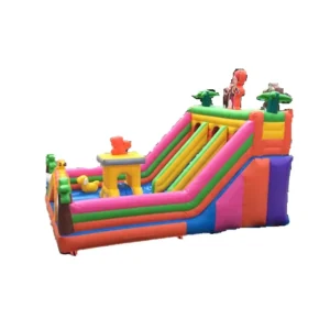 Ad Commercial Inflatable Combo Bounce House with Slide Children Outdoor Toys Inflatable Combo Castle Amusement Park for Sale