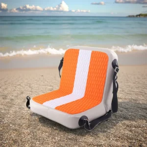 Sedia da kayak gonfiabile regolabile e staccabile, comoda, imbottita, per barca a remi, universale per drifting e surf