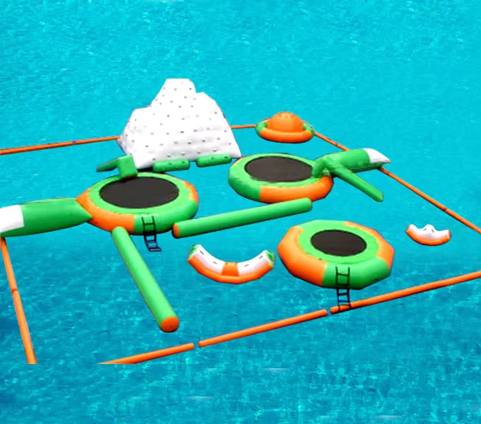 Erwachsenen Aqua aufblasbarer schwimmender Wasserpark