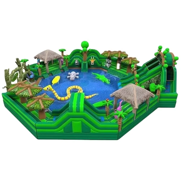 Adult Floating Inflatable Water Park, Inflatable Water Park on Land, Water Sports Equipment