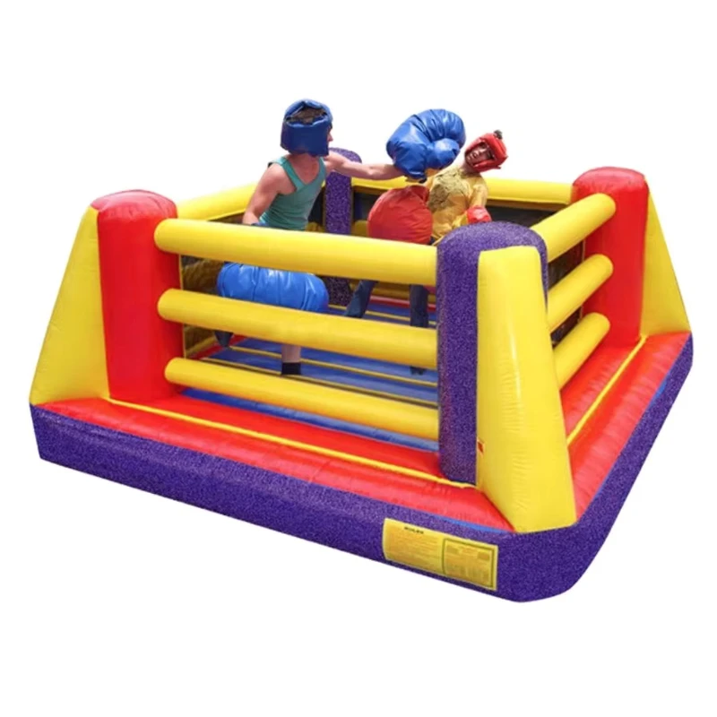 Aufblasbare Wrestling-Ringe für Erwachsene mit Handschuhen, Hüpfburg-Wrestling-Ring, aufblasbare Gladiator-Jousts