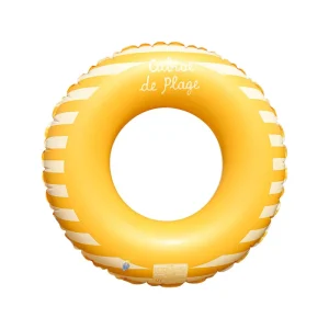 Adult Printed Striped Swim Ring Nordic Style Macaron Color Palette Children’s Life Buoy Underarm Floatation Ring