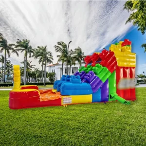 Adults Commercial Bouncy House Waterslide Inflatable Water Slides Park Inflatable Water Slide With Pool