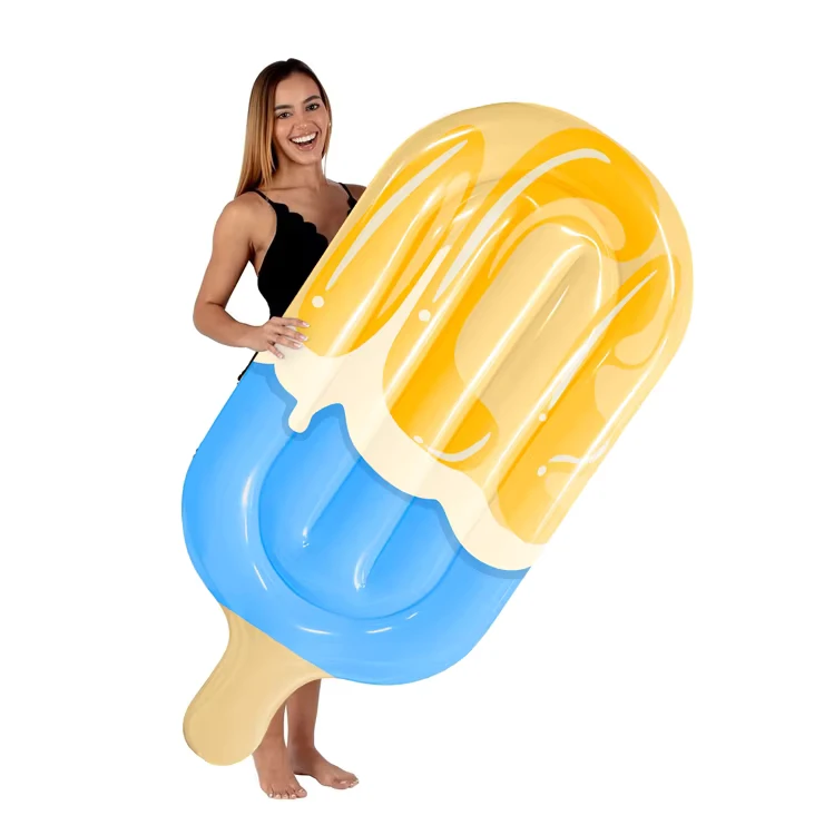 Aufblasbare Riesen-Eis am Stiel Pool Float für Erwachsene, Aufblasbare Wasserspielzeuge für den Pool