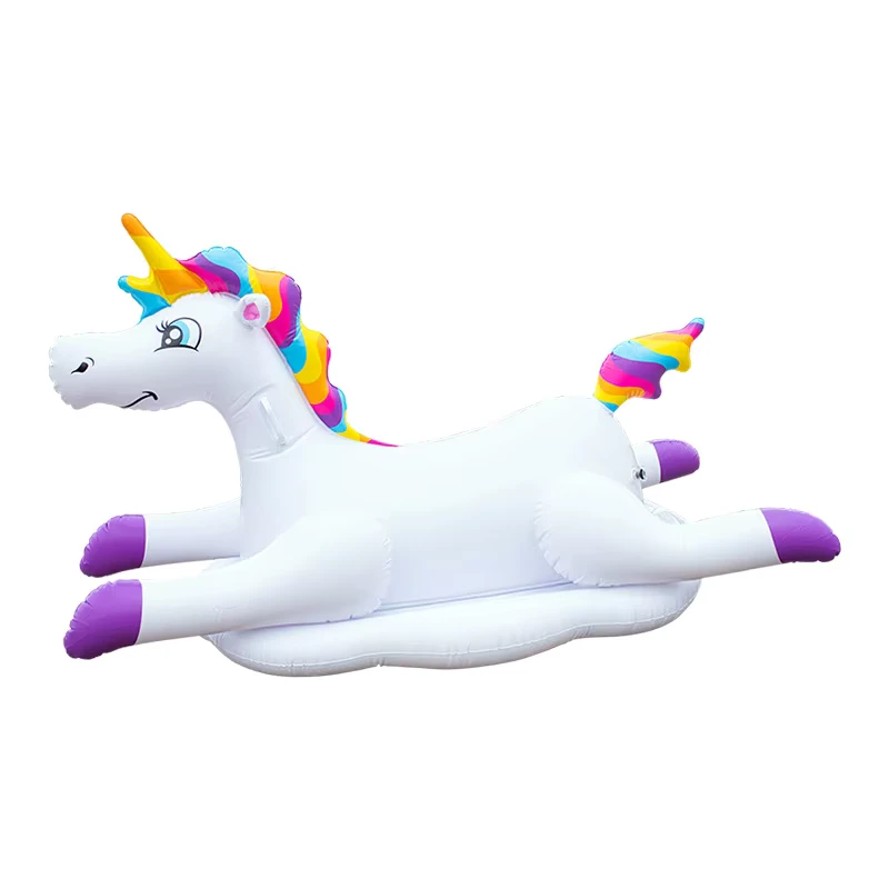Flotteurs de piscine gonflables en PVC pour adultes et enfants, flamant rose et licorne, radeau de lac/plage, jouet d'été pour s'amuser en extérieur
