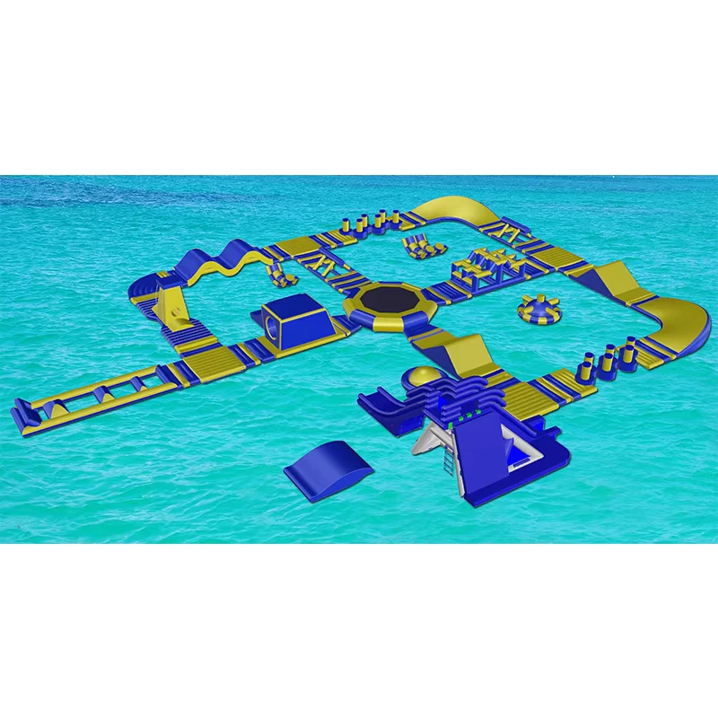Erwachsenen Sport Aqua Wasser Spaßpark Aufblasbarer Aqua Park für den See