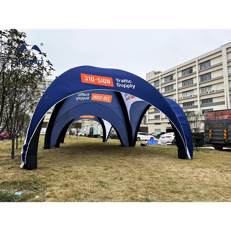 Tenda Inflatable 4m untuk Iklan, Pesta Pernikahan, Acara Profesional, Dome X Tent untuk Luar Ruangan