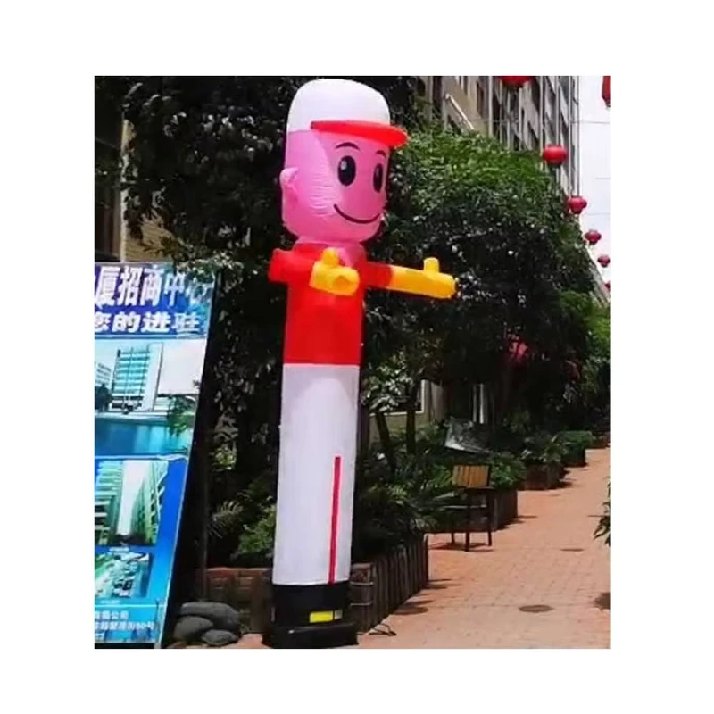 Reclame Lucht Dancer Opblaasbare Golf Man Gif Lucht Marionet Lucht Dancer Vliegend