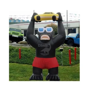 Advertising Chimpanzee Model Huge King Kong Inflatable Giant Orangutan Anime Character Inflatable Animals