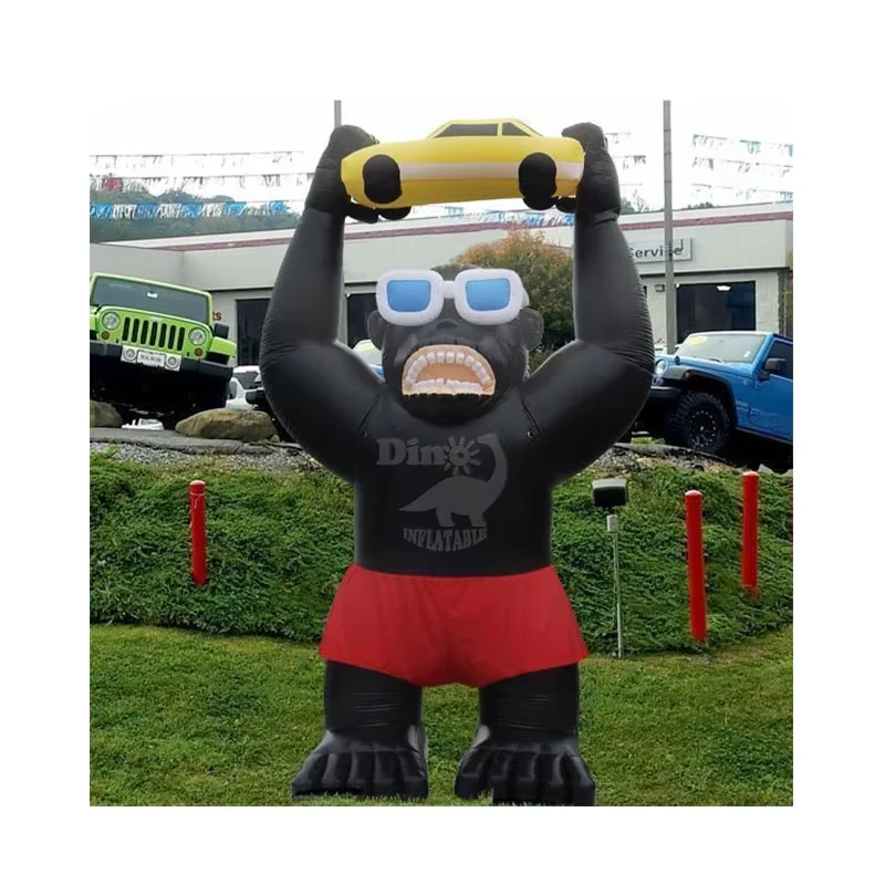 Werbe-Schimpansen-Modell Riesiger King Kong Aufblasbarer Riesen-Orang-Utan Anime-Charakter Aufblasbare Tiere