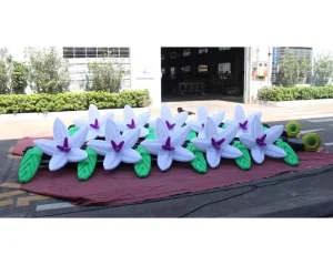 Advertising Decoration Inflatable Lighting Flower with RGB LED Light