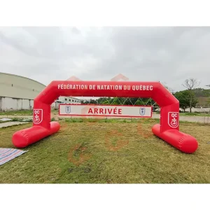 Advertising Inflatable Buoy Start Finish Line Archway Inflatable Water Park Floating Swimming Race Arch