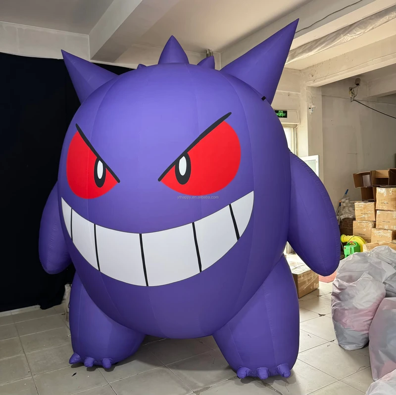 Modelo de Personagem de Cartoon Inflável para Publicidade - Mascote de Anime Inflável 3D para Promoção de Eventos e Exposições