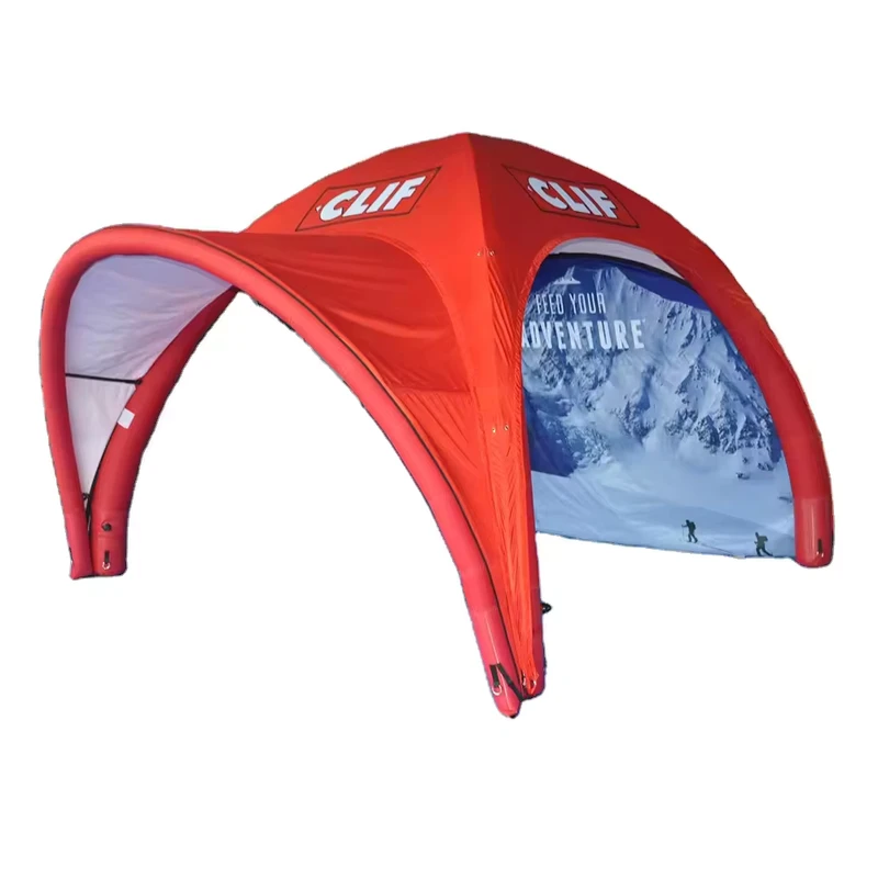 Gazebo Gonfiabile Pubblicitario Personalizzato per Brand, Tenda in Tessuto Oxford con Struttura ad Aria